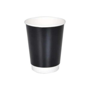 χάρτινο-ποτήρι-διπλότοιχο-μαύρο-8oz-25τμχ