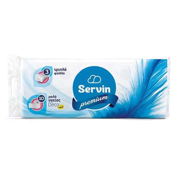 Servin Xαρτί Υγείας 3PLY 10ρολλών