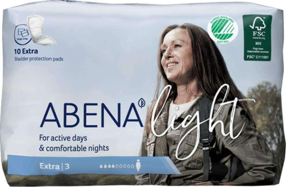 Σερβιέτα ακράτειας Abena light extra No 3 10τμχ