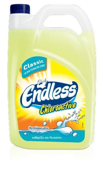 Χλωρίνη Λεπτόρρευστη Επαγγελματική Endless 4lt Χλωρίνη Λεπτόρρευστη Επαγγελματική Endless 4lt