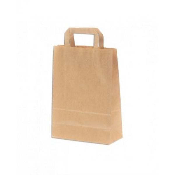 Τσάντα Χάρτινη Kraft 22x11x29cm Πλακέ Χεράκι Τσάντα Χάρτινη Kraft 22x11x29cm Πλακέ Χεράκι