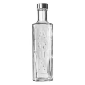 Γυάλινο Μπουκάλi-AQUA- Διάφανο 1lt-skalisto-estiasi-kafeteries-epaggelmatiki xrisi